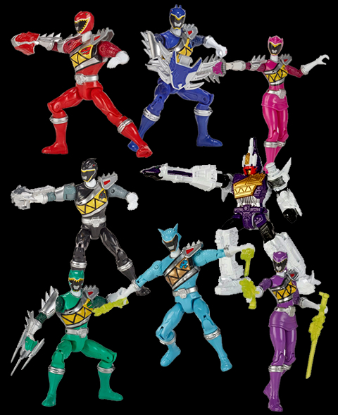 Action Figure Dino Steel Blue Ranger 12,7 Cm - Power Rangers Dino Super Charge, Serie TV